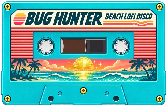 Cassette for Beach Lofi Disco by Bug Hunter